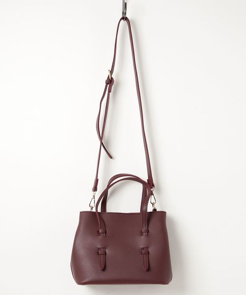 PLAIN CLOTHING（プレーンクロージング）の「ポーチ付き3wayショルダーバッグ（ショルダーバッグ・レディース・ワイン/モカ/ブラック/キャメル・FREE）」の18枚目の写真