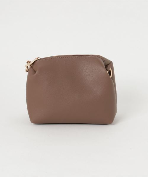 PLAIN CLOTHING（プレーンクロージング）の「ポーチ付き3wayショルダーバッグ（ショルダーバッグ・レディース・ワイン/モカ/ブラック/キャメル・FREE）」の8枚目の写真