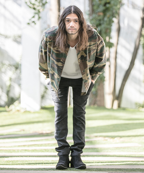 glamb(グラム)の「ms3414-CAMBIO別注-glamb Wish Upon a Star SH シャツ(シャツ/ブラウス・メンズ・カーキ/カモフラージュ・4/1/3/2)」の9枚目の写真