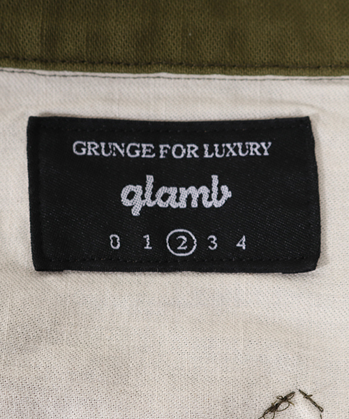 glamb(グラム)の「ms3414-CAMBIO別注-glamb Wish Upon a Star SH シャツ(シャツ/ブラウス・メンズ・カーキ/カモフラージュ・4/1/3/2)」の19枚目の写真