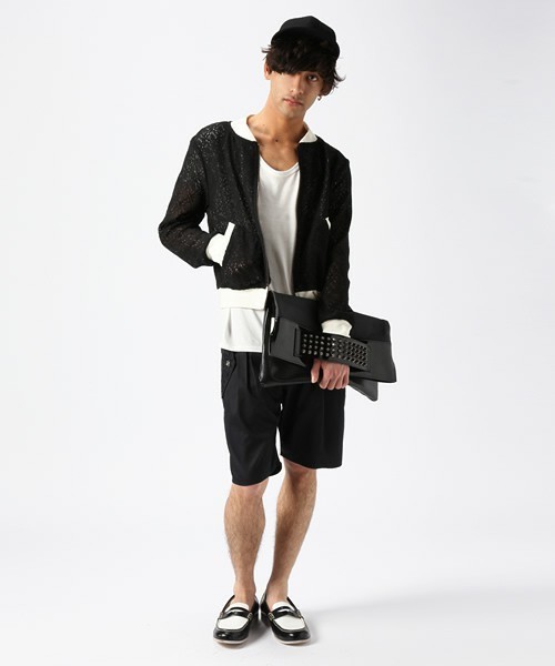 ANREALAGE（アンリアレイジ）の「ANREALAGE×MIDWEST 【別注】レーザーポケットショーツ（その他パンツ・メンズ・ブラック/ダークグレー/ネイビー・1/2）」の14枚目の写真