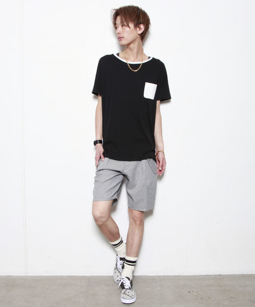 ANREALAGE（アンリアレイジ）の「ANREALAGE×MIDWEST 【別注】レーザーポケットショーツ（その他パンツ・メンズ・ブラック/ダークグレー/ネイビー・1/2）」の17枚目の写真