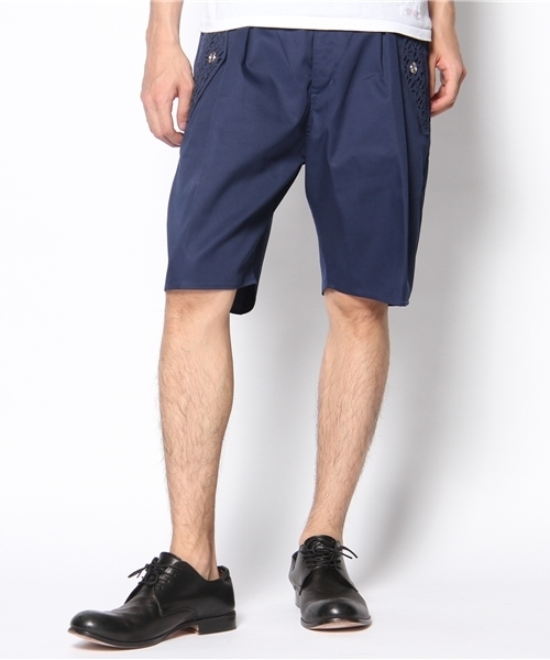 ANREALAGE（アンリアレイジ）の「ANREALAGE×MIDWEST 【別注】レーザーポケットショーツ（その他パンツ・メンズ・ブラック/ダークグレー/ネイビー・1/2）」の3枚目の写真