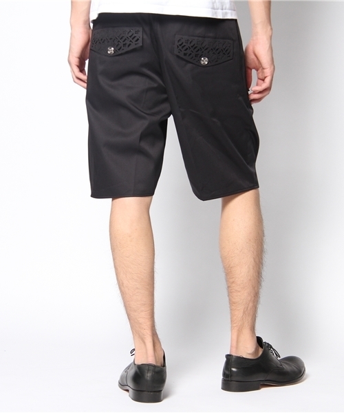 ANREALAGE（アンリアレイジ）の「ANREALAGE×MIDWEST 【別注】レーザーポケットショーツ（その他パンツ・メンズ・ブラック/ダークグレー/ネイビー・1/2）」の5枚目の写真