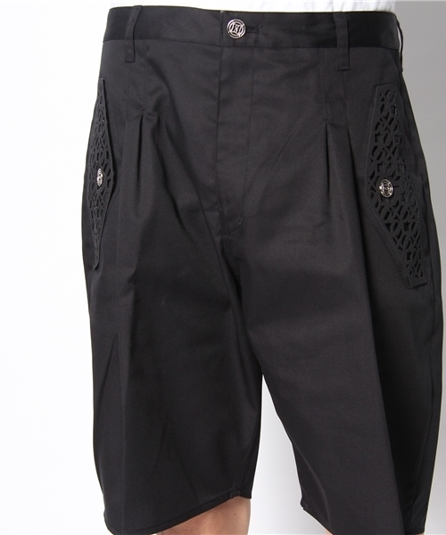 ANREALAGE（アンリアレイジ）の「ANREALAGE×MIDWEST 【別注】レーザーポケットショーツ（その他パンツ・メンズ・ブラック/ダークグレー/ネイビー・1/2）」の6枚目の写真