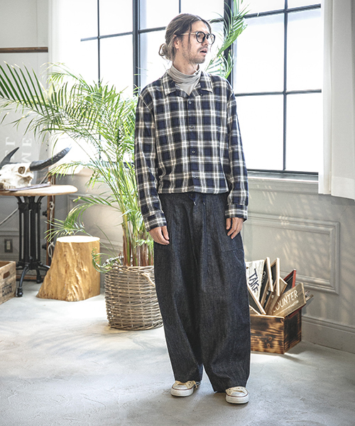 CAMBIO（カンビオ）の「mp6375 - ドカンベイカーデニムパンツ/ビッグシルエット（デニムパンツ・メンズ・ブルー系その他・S/M/L）」の10枚目の写真