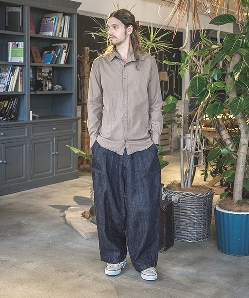 CAMBIO（カンビオ）の「mp6375 - ドカンベイカーデニムパンツ/ビッグシルエット（デニムパンツ・メンズ・ブルー系その他・S/M/L）」の11枚目の写真