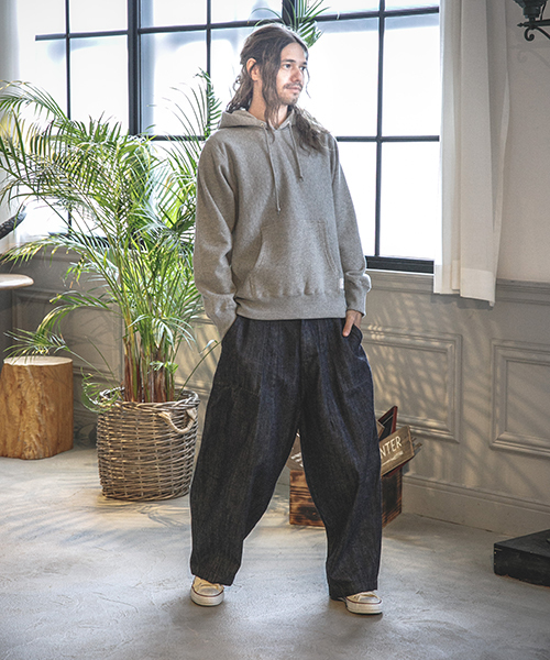 CAMBIO（カンビオ）の「mp6375 - ドカンベイカーデニムパンツ/ビッグシルエット（デニムパンツ・メンズ・ブルー系その他・S/M/L）」の18枚目の写真