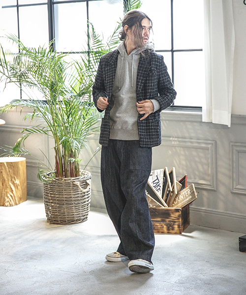 CAMBIO（カンビオ）の「mp6375 - ドカンベイカーデニムパンツ/ビッグシルエット（デニムパンツ・メンズ・ブルー系その他・S/M/L）」の19枚目の写真