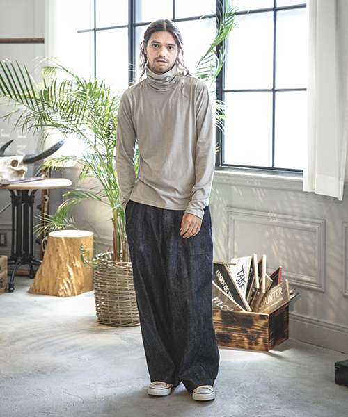 CAMBIO（カンビオ）の「mp6375 - ドカンベイカーデニムパンツ/ビッグシルエット（デニムパンツ・メンズ・ブルー系その他・S/M/L）」の21枚目の写真