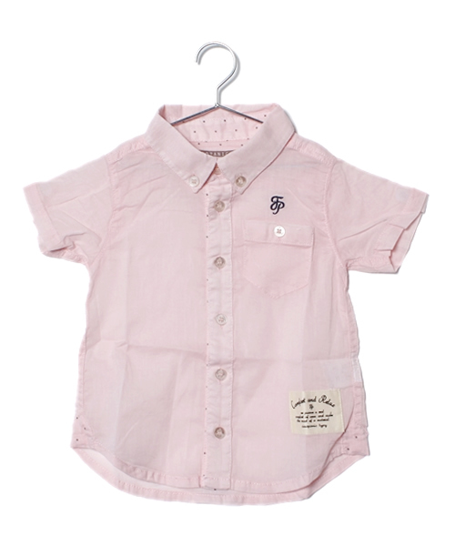 CIAOPANIC TYPY（チャオパニックティピー）の「◆KID'S リネンブレンドシャツ（シャツ/ブラウス・キッズ・ホワイト/イエロー/ピンク/サックスブルー/その他20/アイボリー/ブルー/サーモンピンク/レモンイエロー/その他18・90/100/110/120/130）」の7枚目の写真