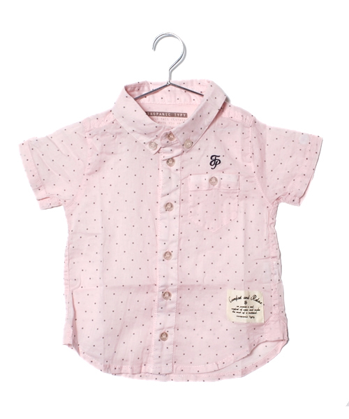 CIAOPANIC TYPY（チャオパニックティピー）の「◆KID'S リネンブレンドシャツ（シャツ/ブラウス・キッズ・ホワイト/イエロー/ピンク/サックスブルー/その他20/アイボリー/ブルー/サーモンピンク/レモンイエロー/その他18・90/100/110/120/130）」の8枚目の写真