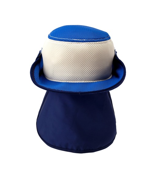 MIKI HOUSE（ミキハウス）の「日よけ付き ダブルラッセルテンガロンハット（ハット・キッズ・ピンク/ブルー/マルチ・48/50/52/54/56）」の9枚目の写真