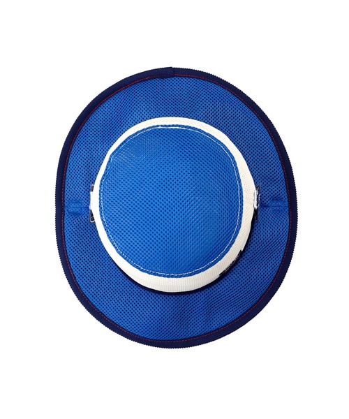 MIKI HOUSE（ミキハウス）の「日よけ付き ダブルラッセルテンガロンハット（ハット・キッズ・ピンク/ブルー/マルチ・48/50/52/54/56）」の5枚目の写真