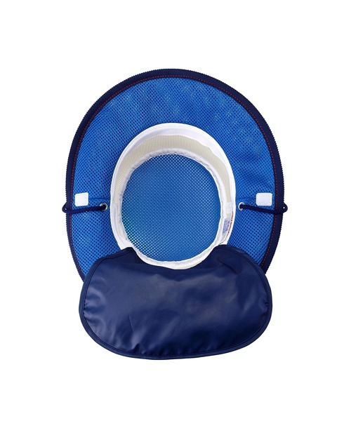 MIKI HOUSE（ミキハウス）の「日よけ付き ダブルラッセルテンガロンハット（ハット・キッズ・ピンク/ブルー/マルチ・48/50/52/54/56）」の6枚目の写真