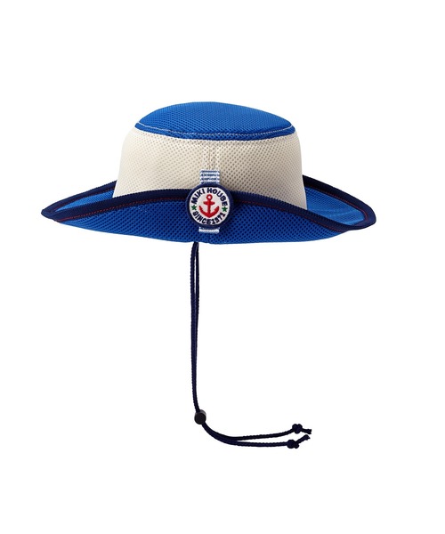 MIKI HOUSE（ミキハウス）の「日よけ付き ダブルラッセルテンガロンハット（ハット・キッズ・ピンク/ブルー/マルチ・48/50/52/54/56）」の8枚目の写真