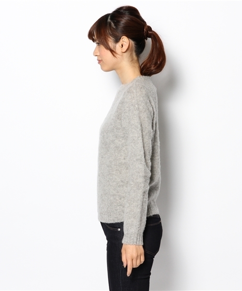 SHIPS for women（シップスフォーウィメン）の「HARLEY:シェットランド クルーネック（ニット/セーター・レディース・ライトグレー/ピンク/レンガ/ネイビー/イエロー/ブルー・ONE SIZE）」の8枚目の写真