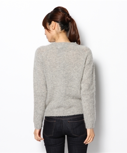 SHIPS for women（シップスフォーウィメン）の「HARLEY:シェットランド クルーネック（ニット/セーター・レディース・ライトグレー/ピンク/レンガ/ネイビー/イエロー/ブルー・ONE SIZE）」の9枚目の写真