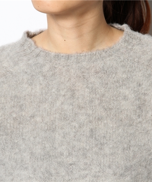 SHIPS for women（シップスフォーウィメン）の「HARLEY:シェットランド クルーネック（ニット/セーター・レディース・ライトグレー/ピンク/レンガ/ネイビー/イエロー/ブルー・ONE SIZE）」の10枚目の写真