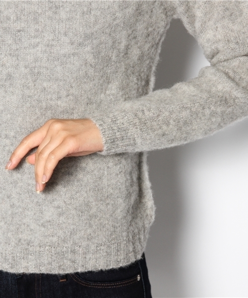 SHIPS for women（シップスフォーウィメン）の「HARLEY:シェットランド クルーネック（ニット/セーター・レディース・ライトグレー/ピンク/レンガ/ネイビー/イエロー/ブルー・ONE SIZE）」の11枚目の写真