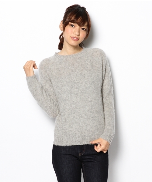 SHIPS for women（シップスフォーウィメン）の「HARLEY:シェットランド クルーネック（ニット/セーター・レディース・ライトグレー/ピンク/レンガ/ネイビー/イエロー/ブルー・ONE SIZE）」の13枚目の写真