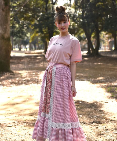 MILK（ミルク）の「【ZOZO限定】POP HEART LOGO TEE（Tシャツ