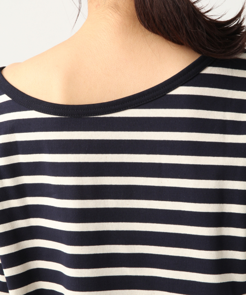 A part by(アパートバイ)の「CボーダーワンショルSS 836668(Tシャツ/カットソー・レディース・ホワイト系その他/ブルー系その他/ブルー系その他2・FREE)」の11枚目の写真
