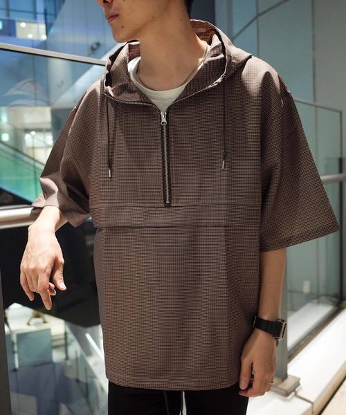 rovtski（ロフトスキー）の「【ビッグシルエット】オーバーサイズ アノラックシャツパーカー（シャツ/ブラウス・メンズ・グレー/グレー系その他2/グレー系その他・LARGE/MEDIUM）」の3枚目の写真