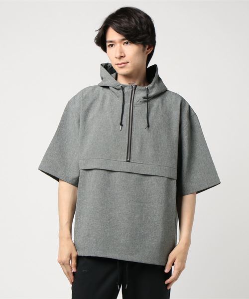 rovtski（ロフトスキー）の「【ビッグシルエット】オーバーサイズ アノラックシャツパーカー（シャツ/ブラウス・メンズ・グレー/グレー系その他2/グレー系その他・LARGE/MEDIUM）」の5枚目の写真