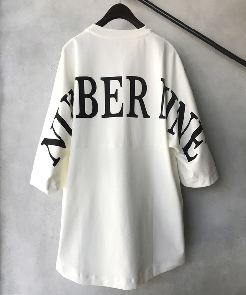 セール 別注 ビッグシルエット Tシャツ Tシャツ カットソー Number N Ine ナンバーナイン のファッション バックプリント Department トップス クルーネック Number ロゴ ハーフスリーブ 別注 ビッグシルエット N Ine 感謝セール特売 の Tシャツ