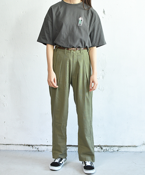 PairPair（ペアペア）の「女の子刺繍Tシャツ（Tシャツ/カットソー・レディース・ブラック/オフホワイト/ホワイト系その他・FREE）」の20枚目の写真