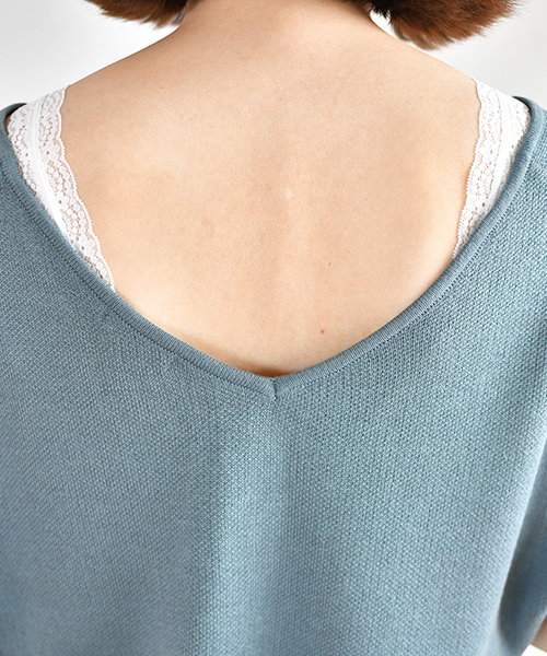 PairPair（ペアペア）の「サイドリボンショートベスト（その他トップス・レディース・ブルー/アイボリー・FREE）」の22枚目の写真