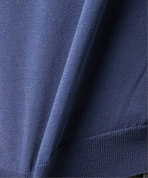 EDIFICE(エディフィス)の「ワシ×ポリ クルーネック ショートスリーブ(ニット/セーター・メンズ・ホワイト/ベージュ/ネイビー/オレンジ・SMALL/MEDIUM/LARGE)」の22枚目の写真