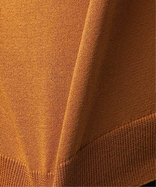 EDIFICE(エディフィス)の「ワシ×ポリ クルーネック ショートスリーブ(ニット/セーター・メンズ・ホワイト/ベージュ/ネイビー/オレンジ・SMALL/MEDIUM/LARGE)」の10枚目の写真