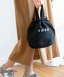 coen | coen2WAYロゴキンチャクバッグ(ショルダーバッグ)