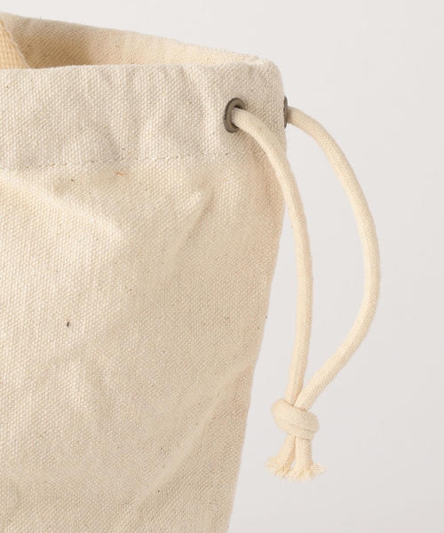 coen（コーエン）の「coen2WAYロゴキンチャクバッグ（ショルダーバッグ・レディース・オフホワイト/ブラック・FREE）」の3枚目の写真