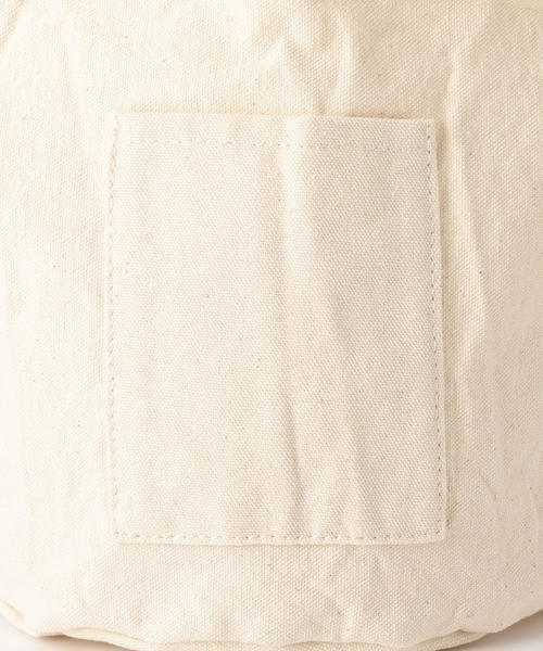 coen（コーエン）の「coen2WAYロゴキンチャクバッグ（ショルダーバッグ・レディース・オフホワイト/ブラック・FREE）」の5枚目の写真