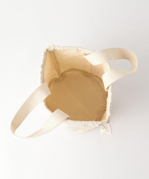 coen（コーエン）の「coen2WAYロゴキンチャクバッグ（ショルダーバッグ・レディース・オフホワイト/ブラック・FREE）」の6枚目の写真