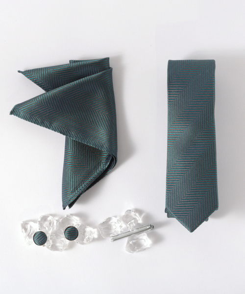 Quit Running(クイトランニング)の「ヘリンボーン シルク編みネクタイ メンズ スーツ ギフト箱4点セット ナロータイ(ネクタイ・メンズ・ダークグリーン/ブラウン/グレー/レッド/ピンク/シルバー/ブルー/グリーン/ライトグリーン/ダークブルー/ホワイト・FREE)」の22枚目の写真