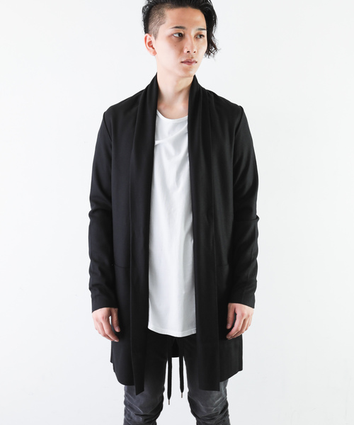 ATTACHMENT（アタッチメント）の「フランネラーナスムース　ロングストールカーディガン（カーディガン/ボレロ・メンズ・ブラック/ネイビー/グリーン系その他・1/2/3）」の16枚目の写真