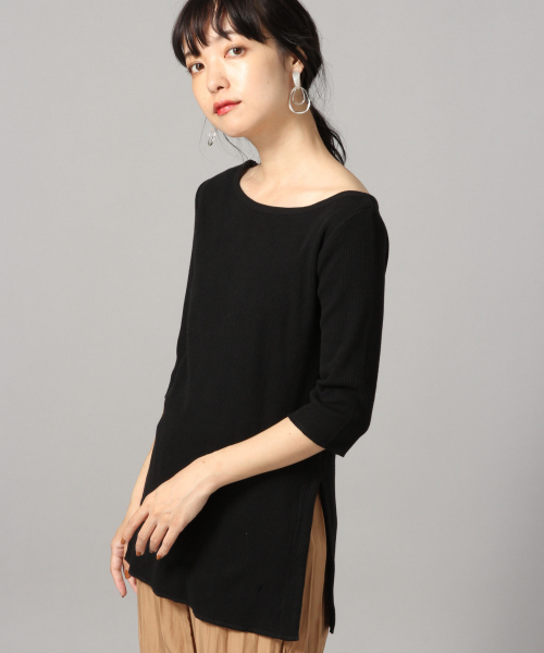 LOWRYS FARM（ローリーズファーム）の「manywayリブプルオーバー　851663（Tシャツ/カットソー・レディース・ブラック/ブラウン/アイボリー・FREE）」の19枚目の写真