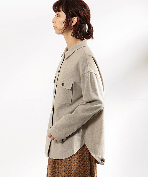 ONIGIRI（オニギリ）の「《イタリア糸/ウール》 CPO シャツジャケット
