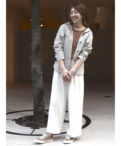 aoi　CALICO 手織シープウールコットン　ジャケット　美品 ONIGIRI（オニギリ）の「《イタリア糸/ウール》 CPO シャツジャケット