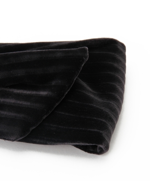 Ray BEAMS（レイビームス）の「Ctrl freak / リボン ヘアバンド（ヘアバンド・レディース・ブラウン/ネイビー・ONE SIZE）」の11枚目の写真