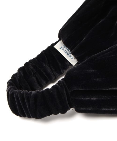 Ray BEAMS（レイビームス）の「Ctrl freak / リボン ヘアバンド（ヘアバンド・レディース・ブラウン/ネイビー・ONE SIZE）」の5枚目の写真