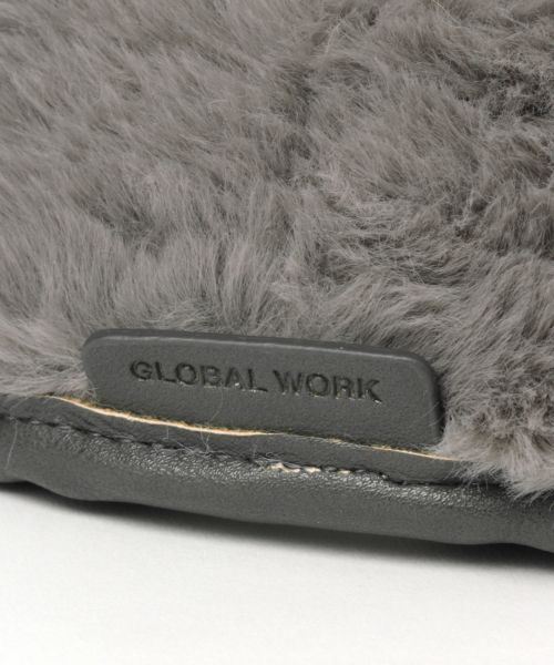 GLOBAL WORK（グローバルワーク）の「リバーシブルムートンミニチェーンバッグ/852217（ショルダーバッグ・レディース・ベージュ/グレー・FREE）」の11枚目の写真