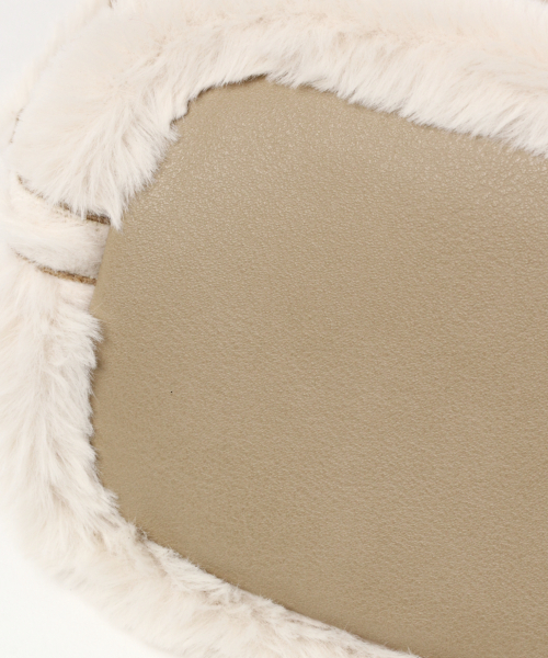 GLOBAL WORK（グローバルワーク）の「リバーシブルムートンミニチェーンバッグ/852217（ショルダーバッグ・レディース・ベージュ/グレー・FREE）」の12枚目の写真