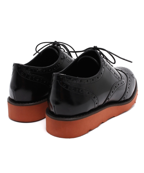 Ray BEAMS（レイビームス）の「【CLASSY. 11月号掲載】FABIO RUSCONI / ウィングチップ レースアップ シューズ（ドレスシューズ・レディース・ワイン/ブラック・35/39/38/37/36）」の8枚目の写真