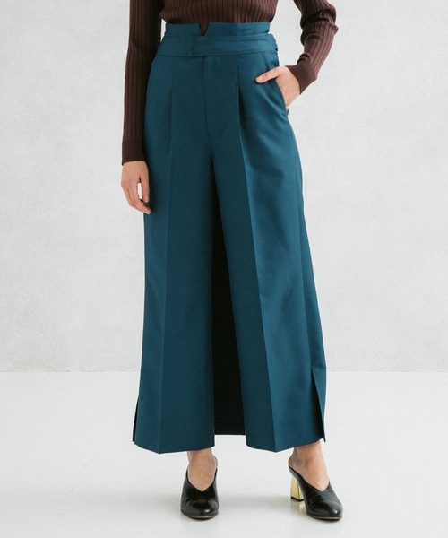 UNITED TOKYO（ユナイテッドトウキョウ）の「バックワープパンツ（その他パンツ・レディース・ブラック/ベージュ/グリーン/バーガンディー・1/2）」の3枚目の写真