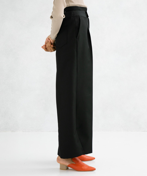 UNITED TOKYO（ユナイテッドトウキョウ）の「バックワープパンツ（その他パンツ・レディース・ブラック/ベージュ/グリーン/バーガンディー・1/2）」の18枚目の写真